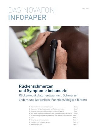 Infopaper Rückenschmerzen